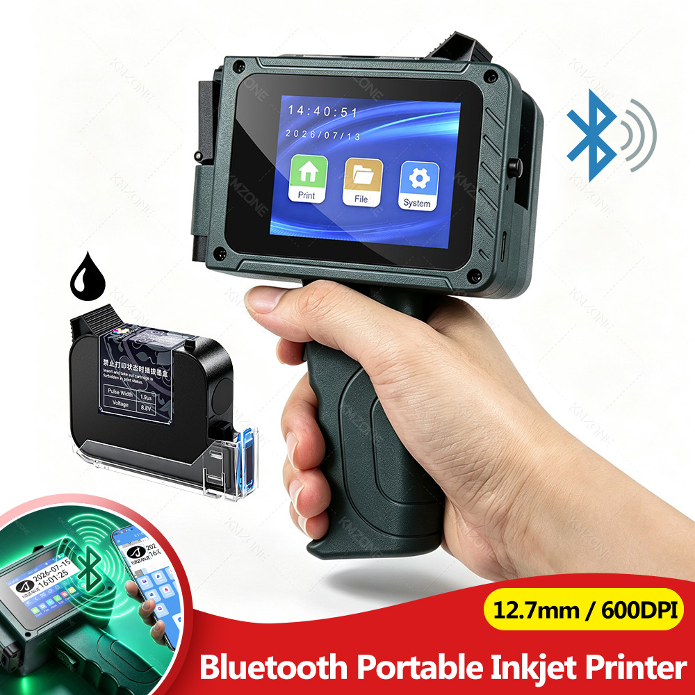 Company Profile Printing - Printer Label Inkjet Genggam 12.7mm Bluetooth