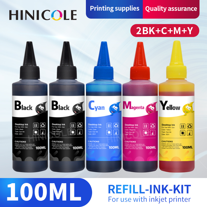 Sublimation Ink 100Ml - HINICOLE 100ML Kit Isi Ulang Tinta