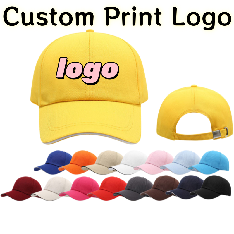 Company Profile Printing - Topi Baseball Enam Panel Berbahan Katun