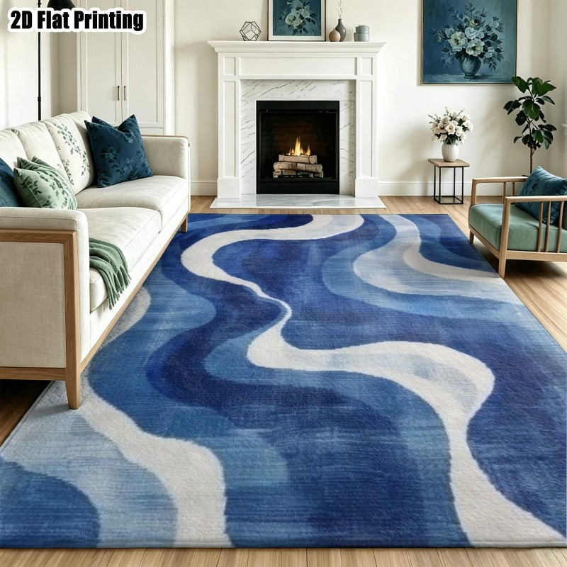Karpet Modern Bermotif Gelomba - Hall Commercial Printing ulasan dan harga
