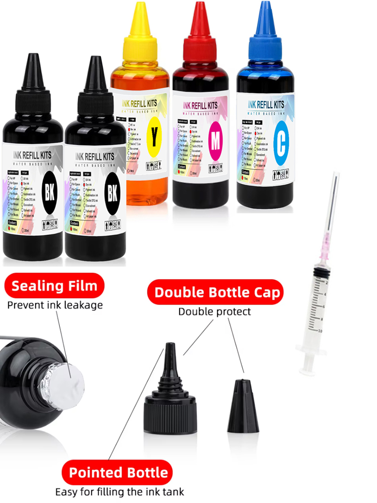 100ml Tinta Universal BK C M Y - Sublimation Ink 100Ml ulasan dan harga