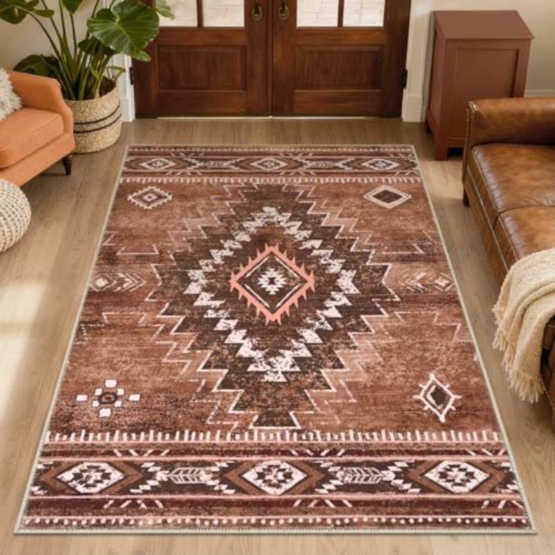 Karpet Cetak Vintage Motif Geo - Hall Commercial Printing ulasan dan harga